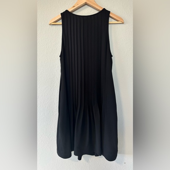 Aritzia Babaton Ilja Pleated Black Dress in Black - Picture 6 of 11